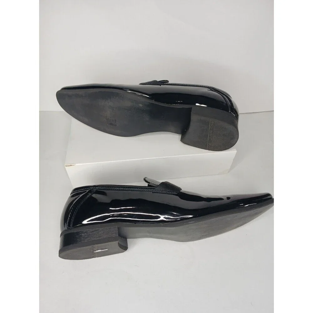 Calvin Klein Bernard Black Patent Loafers Men’s Size 11 Slip On Dress Shoes